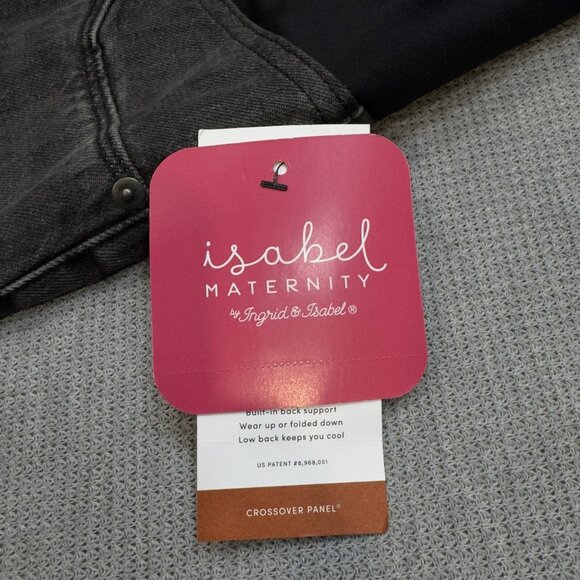 Isabel Maternity By Ingrid Isabel Womens Black Jeans Power Stretch Size 16 NWT - Picture 7 of 16